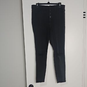 Madewell High Rise Black Jeans